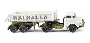 102-067707 - H0 - Hinterkippersattelzug (MAN) Walhalla Kalk